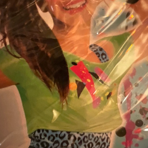 5 pc Neon Costume Totally Awesome accessories no Dress only accessories NEW - Picture 9 of 15